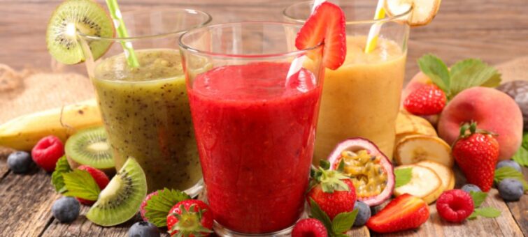 recept na smoothie z ovoce a zeleniny