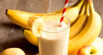 bananové smoothie recept