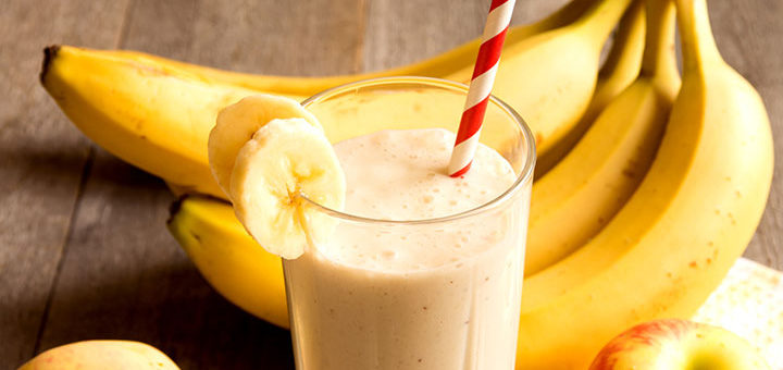 bananové smoothie recept