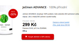 ADVANCE Nutraceutics ječmen