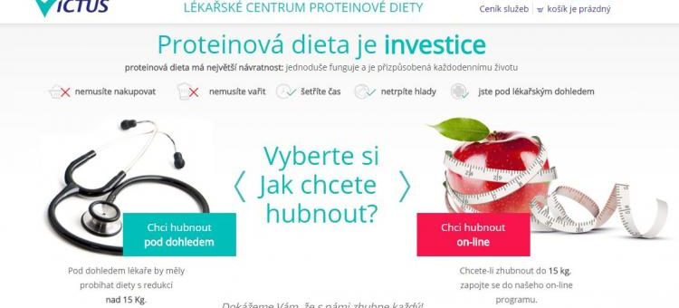 victus proteinová dieta recenze