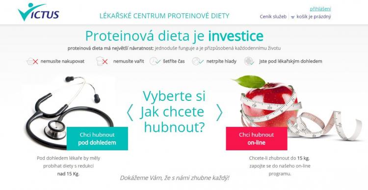 victus proteinová dieta recenze