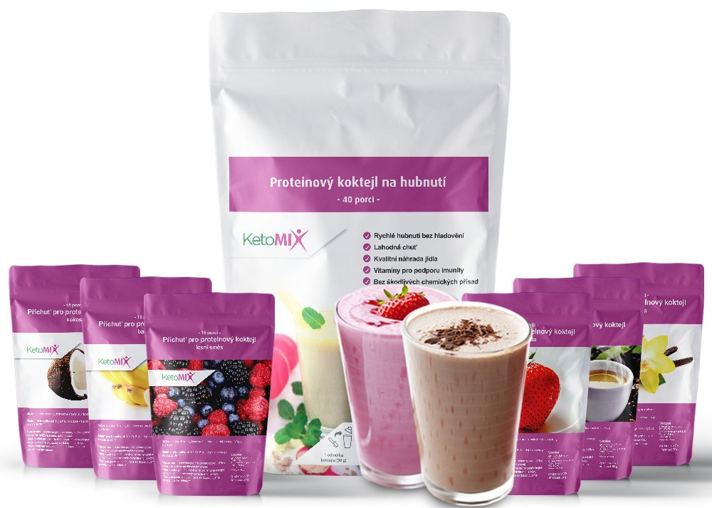 ketomix proteinový koktejl na hubnutí recenze