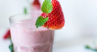 Jahodové smoothie