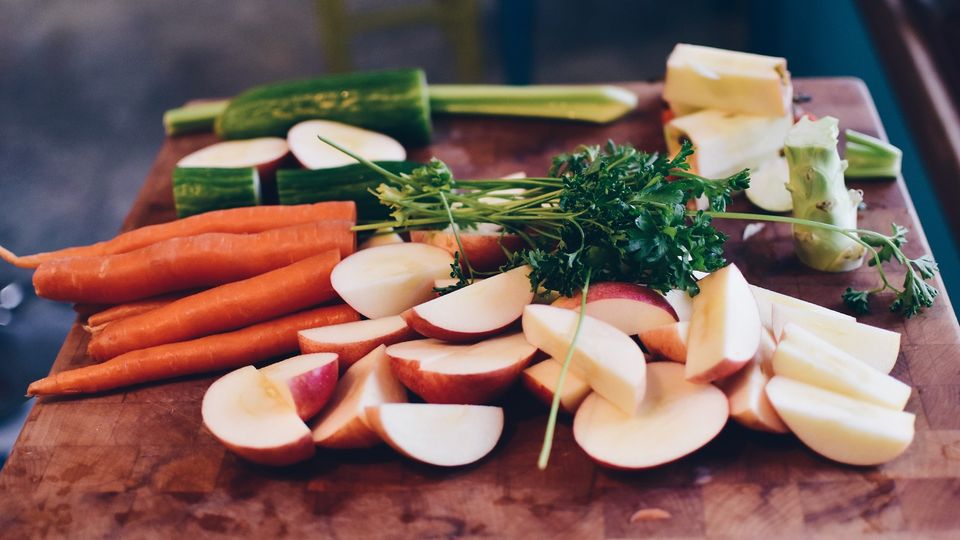 raw food zelenina