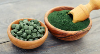 spirulina prášek