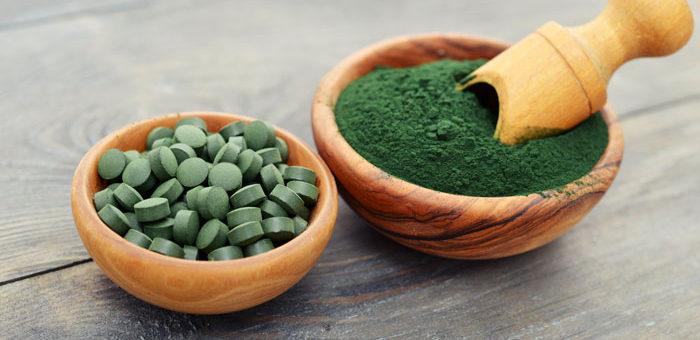 spirulina prášek