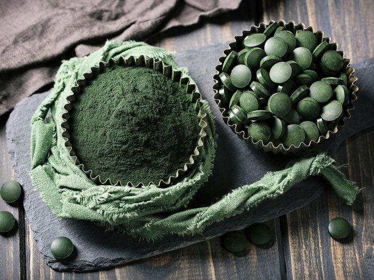 spirulina řasa