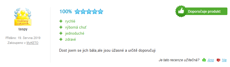 myKeto zkušenosti