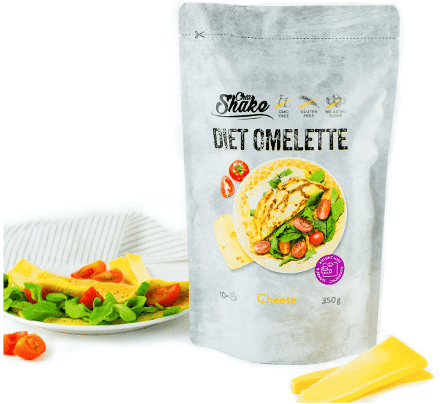 Dietní omeleta chia shake