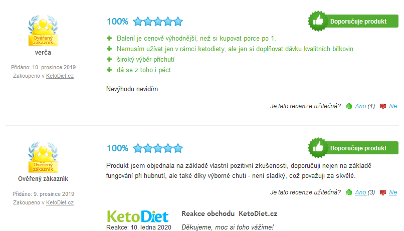 Převládají ryze pozitivní zkušenosti Recenze