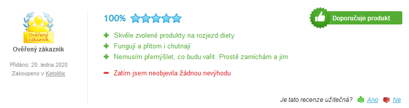 KetoMix hubnoucí balíček zkušenosti