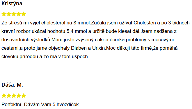 Cholesten zkušenosti