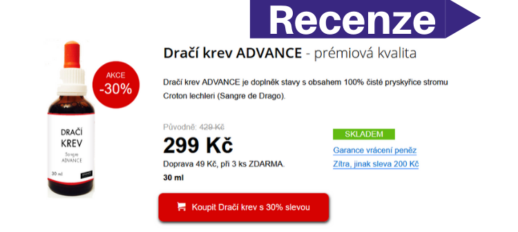 Dračí krev recenze