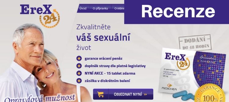 Nejlepší prášky na erekci Erex24