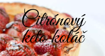 Citrónový keto koláč