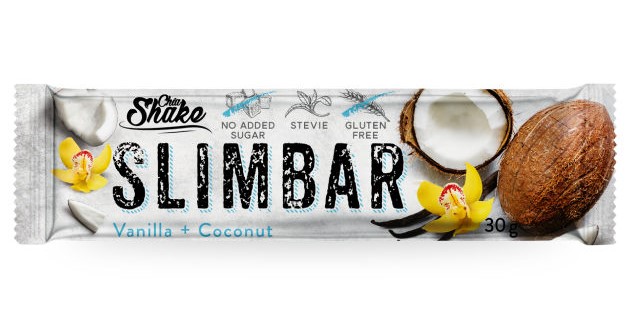 Dietní tyčinka SLIMBAR (vanilka+kokos)