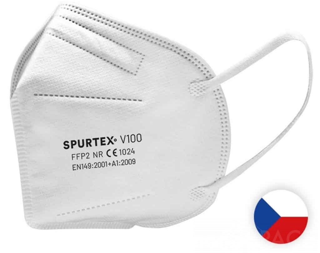Nano respirátor Spurtex - filtrace 98,5 % FFP2
