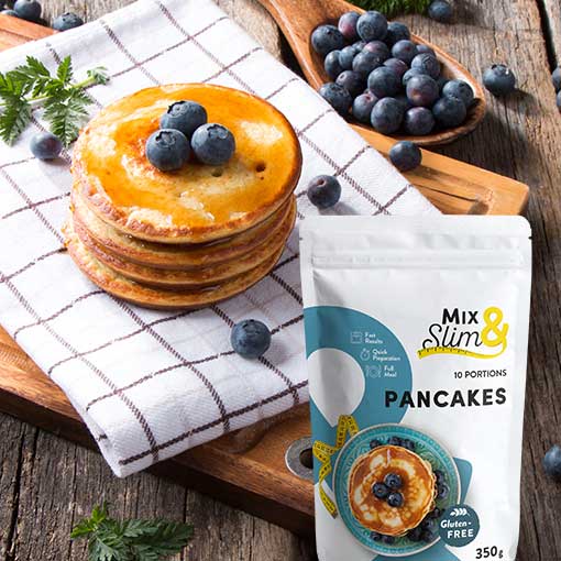 Dietní palačinky 350g (10 porcí) Mixslim do keto diety