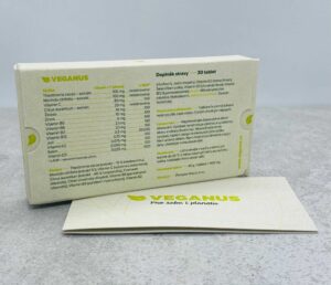 Veganus složení veganských vitamínů