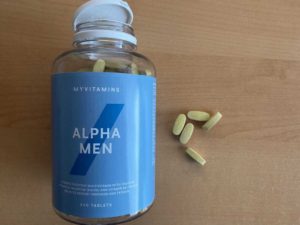 alpha men myprotein na podporu výkonu