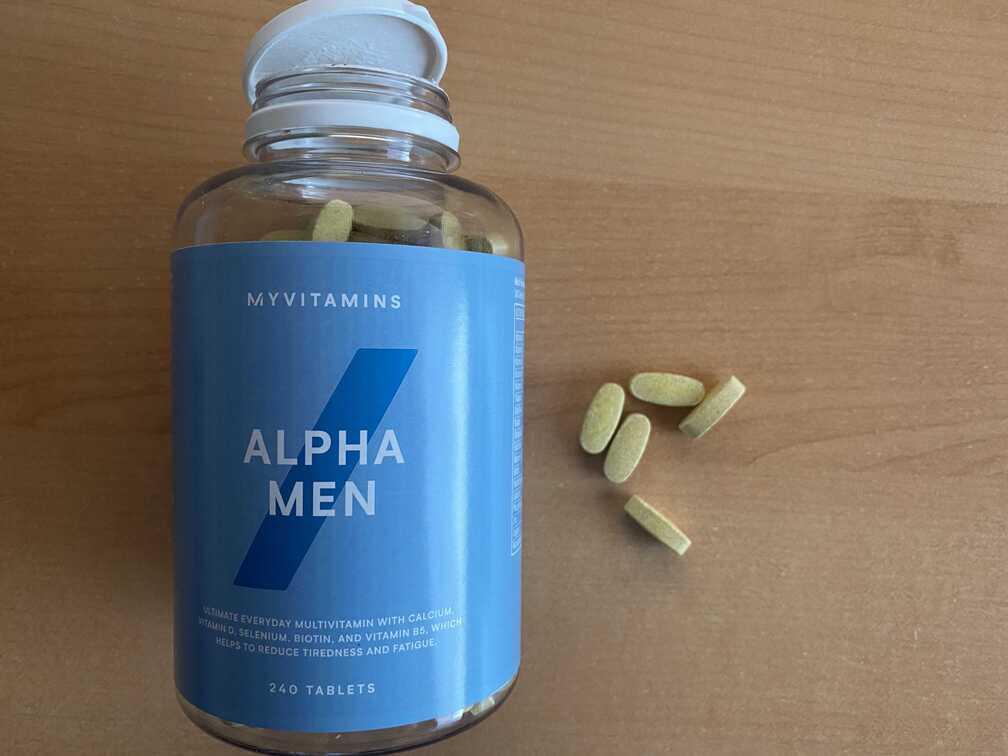 alpha men myprotein na podporu výkonu