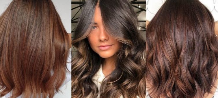 Brunetka s krásnými a pevnými vlasy