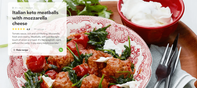Keto recept na masové koule s mozzarellou