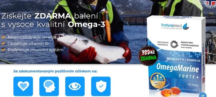 OmegaMarine Forte+ balení zdarma