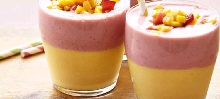 Recept na zdravé a vrstvené smoothie z ovoce