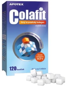 Balení kloubní výživy Apotex Colafit 120 kostiček