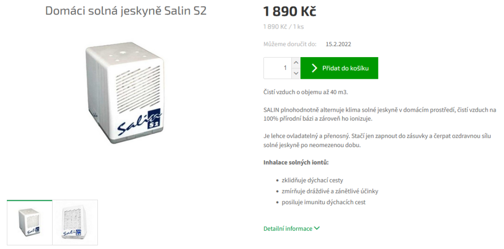 domácí solná jeskyně salin s2