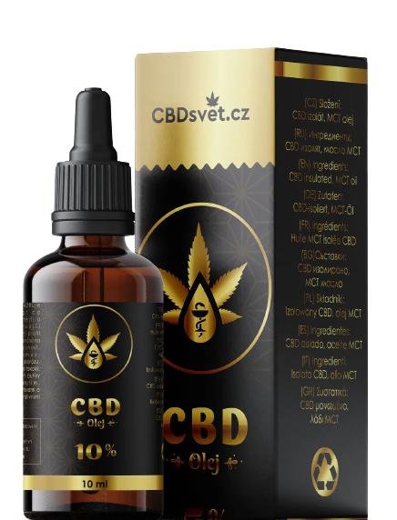 CBDsvet.cz olej 10% a 10 ml