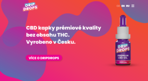 Dripdrops hlavní strana