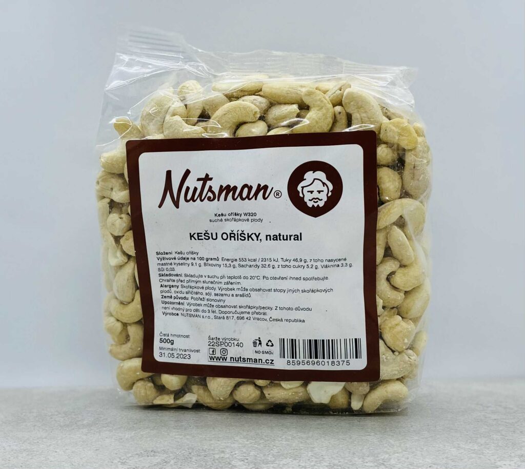 Nutsman kešu ořechy
