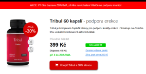Tribul na erekci 60 kapslí s bonusem vitacé