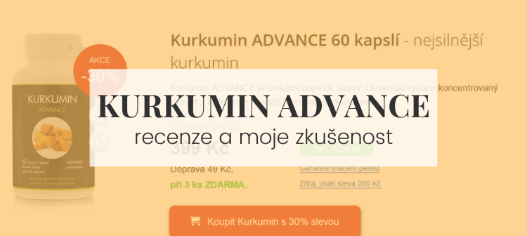 Kurkumin advance recenze a zkušenosti