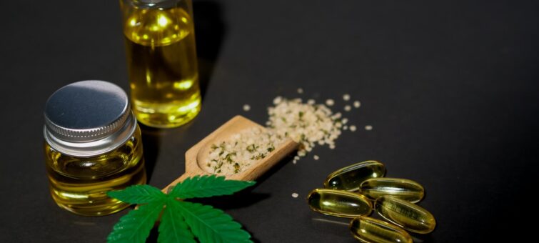 CBD olej a kapsle