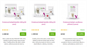 Proteinové koktejly Ketomix