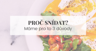 důvody proč snídat