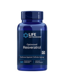  Life Extension Optimized Resveratrol 250 mg, 60 kapslí 
