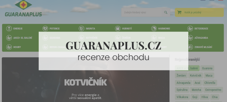 Recenze e-hopu Guarana Plus
