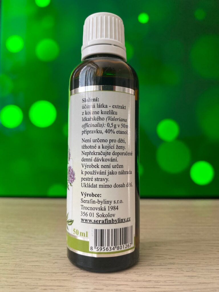 tinktura složení kozlíku